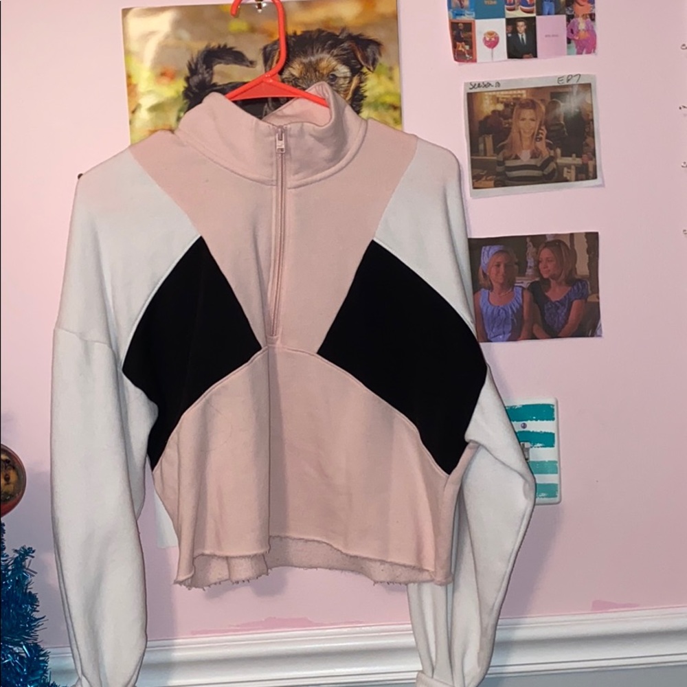 Hollister quarter zip up
